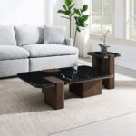 Dana Coffee Table with Natural Marble LV04595 By ACME Luxury Coffee Tables Mobilia Cleopatra 14 Dana Coffee Table with Natural Marble LV04595 By ACME 14