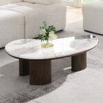 Hanale Coffee Table with Natural Marble LV04575 By ACME 11