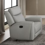Jacobus Manual Recliner CM9986LG-CH-M Transitional Light Gray by Furniture of America 7