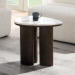 Hanale End Table with Natural Marble By ACME 9