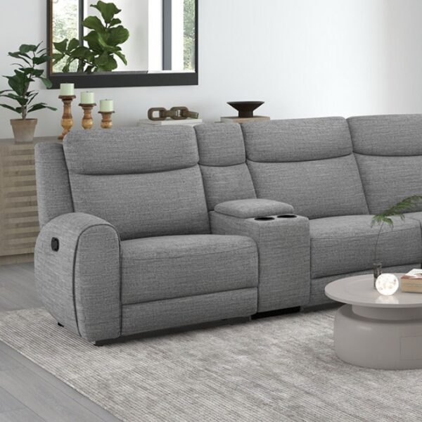 Antonius Motion Sectional CM9985GY-M-SECT Contemporary Gray Comfort & Style by Furniture of America 5