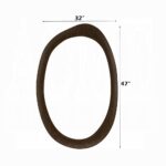 Hanale Brown Accent Mirror AC04578 By ACME Luxury Bedroom Dressers & Mirrors Mobilia Cleopatra 10 Hanale Brown Accent Mirror AC04578 By ACME 10