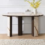 Haidar Console Table With Marble Top AC04567 By ACME 11