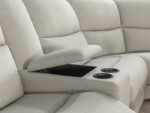 Giraldus Motion Sectional CM9988BG-M-SECT Transitional Beige Fabric by Furniture of America 13