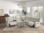 Giraldus Motion Sectional CM9988BG-M-SECT Transitional Beige Fabric by Furniture of America 14