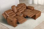 Septimus Sectional TM6028BR-SECT Contemporary Saddle Brown by Furniture of America 26