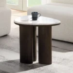 Hanale End Table with Natural Marble By ACME