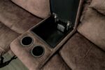 Jerominus Sectional CM9912DB-SECT Transitional Dark Brown Comfort by Furniture of America 18