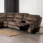 Jerominus Sectional CM9912DB-SECT Transitional Dark Brown Comfort by Furniture of America 15