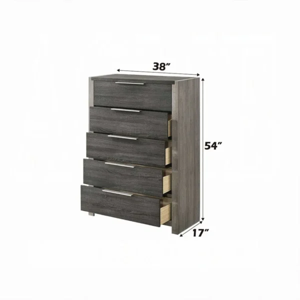 Jehoram Chest in Gray Finish BD02726 By ACME - Image 2