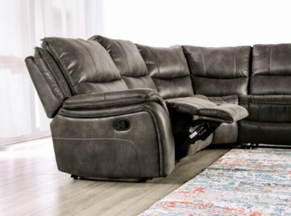 Jerominus Sectional CM9912DG-SECT Transitional Elegance Meets Modern by Furniture of America 10