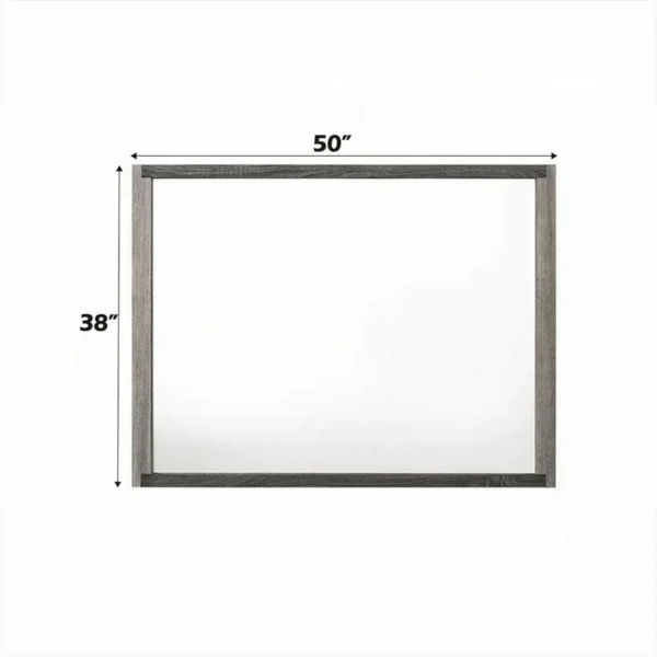 Jehoram Gray Mirror BD02724 By ACME - Image 2
