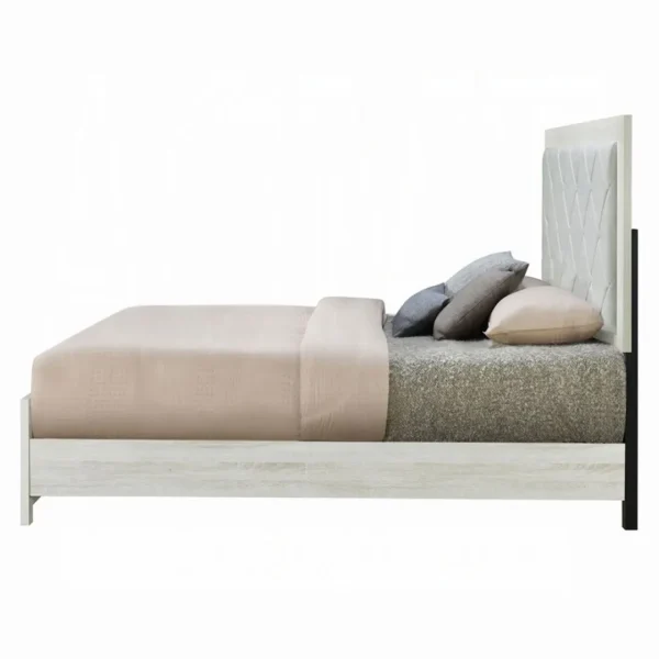 Jehoram Upholstered Bed By ACME - Image 2