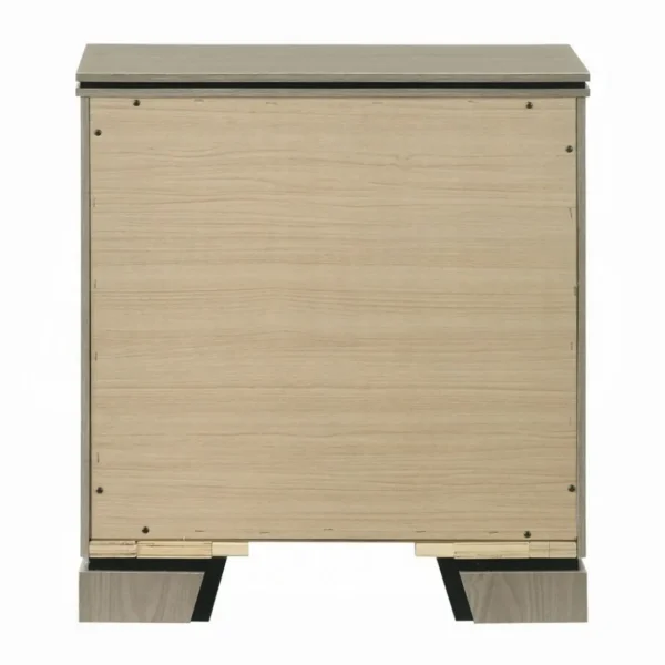 Joanna Weathered Gray Nightstand with Drawers BD05143 By ACME - Image 2