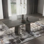 Venezia Rectangular Dining Table in Gray Finish DN04715 By ACME