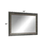 Venezia Accent Mirror in Gray Finish AC04718 By ACME - Image 2