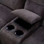 Zuben Sectional CM6853-SECTIONAL Plush Chenille Comfort with Recliners & Chaise by Furniture of America 10