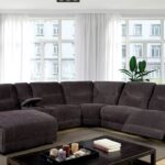 Zuben Sectional CM6853-SECTIONAL Plush Chenille Comfort with Recliners & Chaise by Furniture of America 9