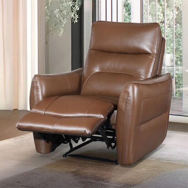 Terentius Power Recliner FM69006BR-CH-PM Compact Luxury in Caramel Brown by Furniture of America 6
