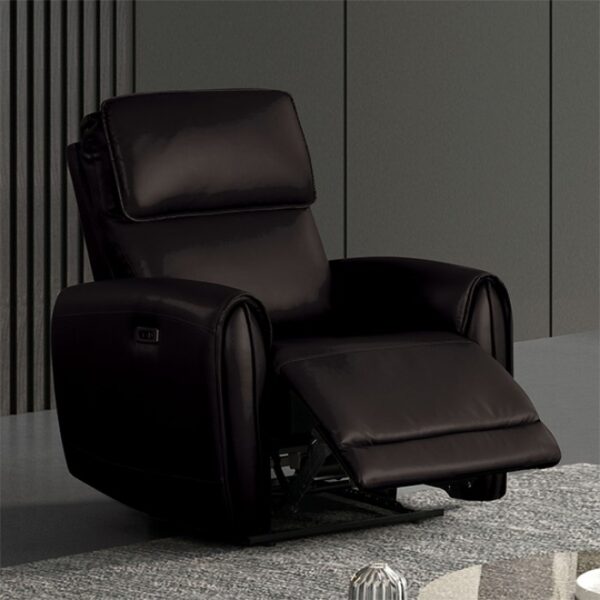 Schlieren Power Recliner FM6012BK-CH-PM Compact Modern Comfort by Furniture of America 7