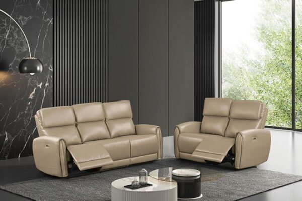 Schlieren Power Loveseat FM6012BG-LV-PM Compact Comfort by Furniture of America 8
