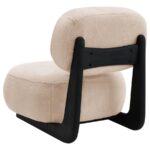 Duffie Upholstered Armless Accent Chair Camel by Coaster Furniture 17