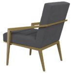 Kirra Upholstered Metal Arm Accent Chair Dark Gray by Coaster Furniture 17
