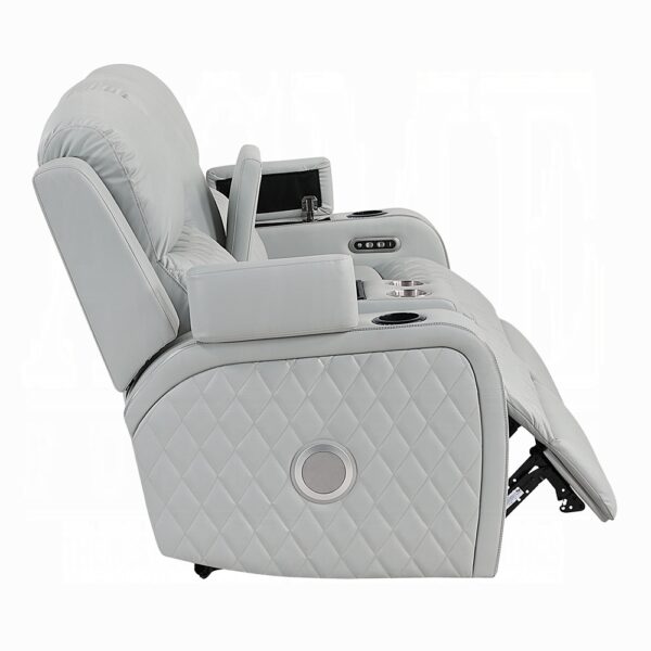 Elonzo Power Motion Loveseat with Console LV05901 By ACME 12