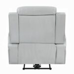 Elonzo Power Motion Recliner in Light Gray Leather LV05902 By ACME Recliners Mobilia Cleopatra 16 Elonzo Power Motion Recliner in Light Gray Leather LV05902 By ACME 16