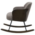 Paige Boucle Upholstered Mid Back Rocking Chair Taupe by Coaster Furniture 16