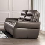 Granucci Italian Leather Power Loveseat  FM90007GY-LV-PM-PK by Furniture of America 11