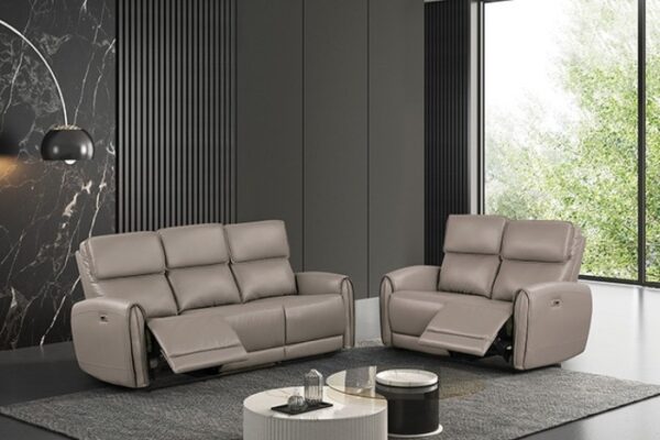 Schlieren Light Brown Power Sofa  FM6012LB-SF-PM Contemporary by Furniture of America 8