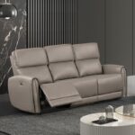 Schlieren Light Brown Power Sofa  FM6012LB-SF-PM Contemporary by Furniture of America 9