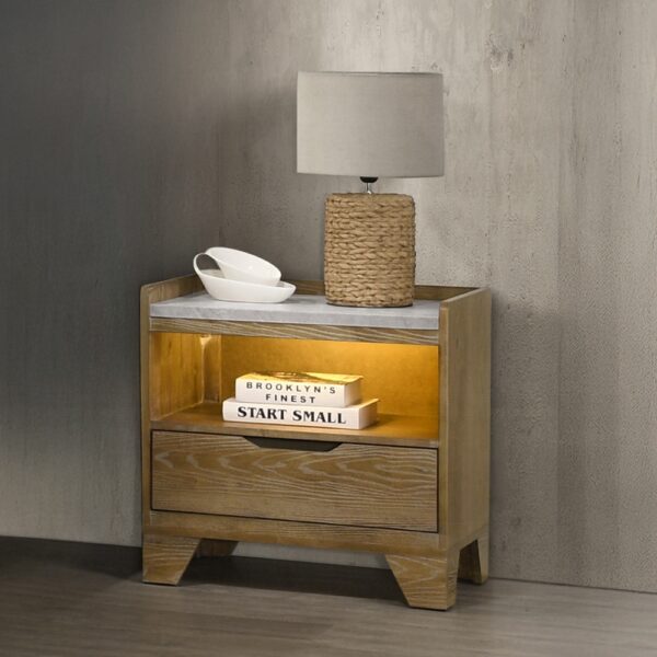 Garcia Nightstand with LED BD04863 By ACME 8
