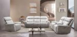Artemia Light Taupe Power Loveseat CM9922FG-LV-PM-PK by Furniture of America 8