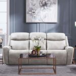Artemia Light Taupe Power Sofa CM9922FG-SF-PM  by Furniture of America 7