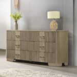 Lakkari Dresser in Antique Oak Finish BD04875 By ACME Luxury Bedroom Dressers & Mirrors Mobilia Cleopatra 11 Lakkari Dresser in Antique Oak Finish BD04875 By ACME 11