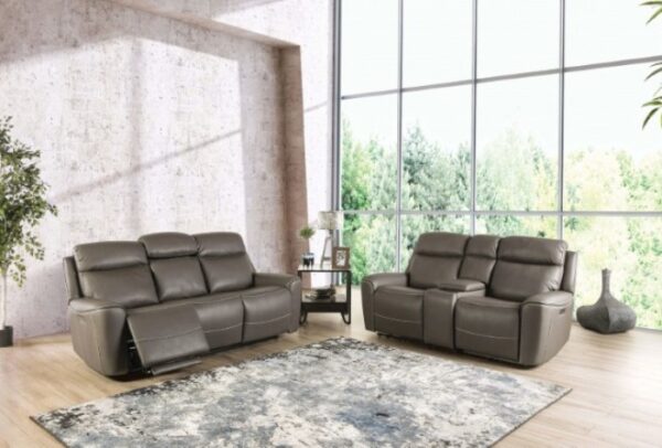 Artemia Gray Power Recliner CM9922GY-CH-PM by Furniture of America 7
