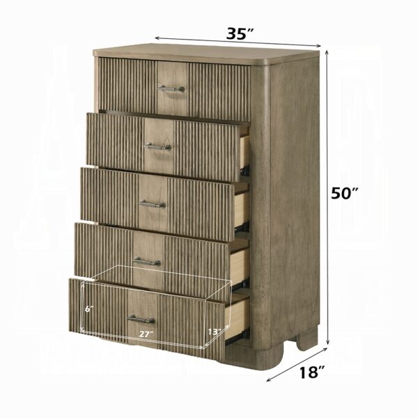 Lakkari Chest in Antique Oak Finish BD04876 By ACME 7