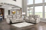Gorgius Light Gray Power Sofa CM9910ST-SF-PM-PK by Furniture of America 20