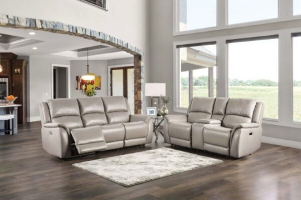 Gorgius Light Gray Power Sofa CM9910ST-SF-PM-PK by Furniture of America 14