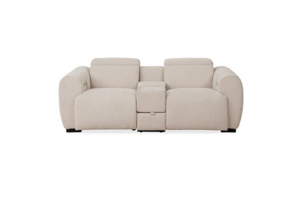Thaddea White Power Loveseat CM9934WH-LV-PM-PK by Furniture of America 7