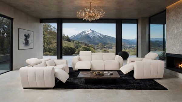 Thaddea White Power Loveseat CM9934WH-LV-PM-PK by Furniture of America 8
