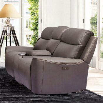 Artemia Gray Power Loveseat CM9922GY-LV-PM-PK by Furniture of America