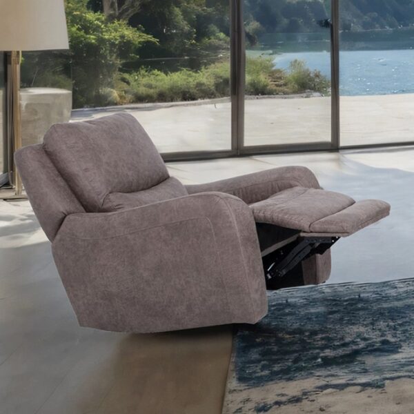 Demetrius Dark Gray Power Recliner  CM9931DG-CH-PM by Furniture of America 5