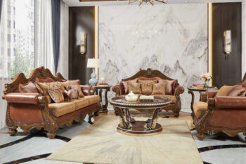 Homey Design HD-481 3PC Classic Sofa Set