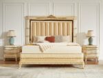 HD-1882 4PC Golden Bedroom Set By Homey Design Homey Design Bedroom Sets Mobilia Cleopatra 14 HD-1882 4PC Golden Bedroom Set By Homey Design 14