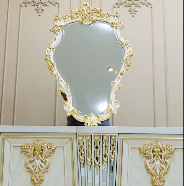 Handmade Cream Mint Green Pure Essence Mirror 4