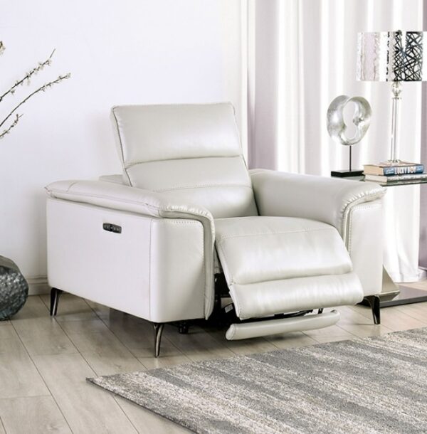 Ascona Power Recliner CM9927FG-CH-PM Contemporary Style by Furniture of America 8