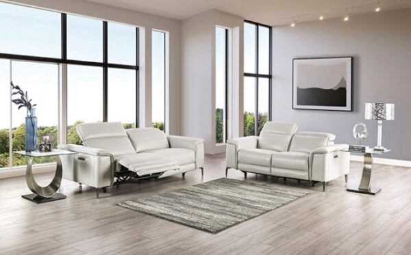 Ascona Power Recliner CM9927FG-CH-PM Contemporary Style by Furniture of America 12